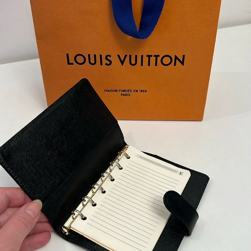 Louis Vuitton Epi Leather Day Agenda